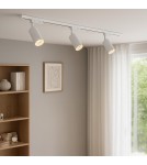 Milagro Track Spot Pipe Biały 1xGU10 3-obwodowy ML2061