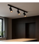 Milagro Track Spot Pipe Czarny 1xGU10 3-obwodowy ML2062