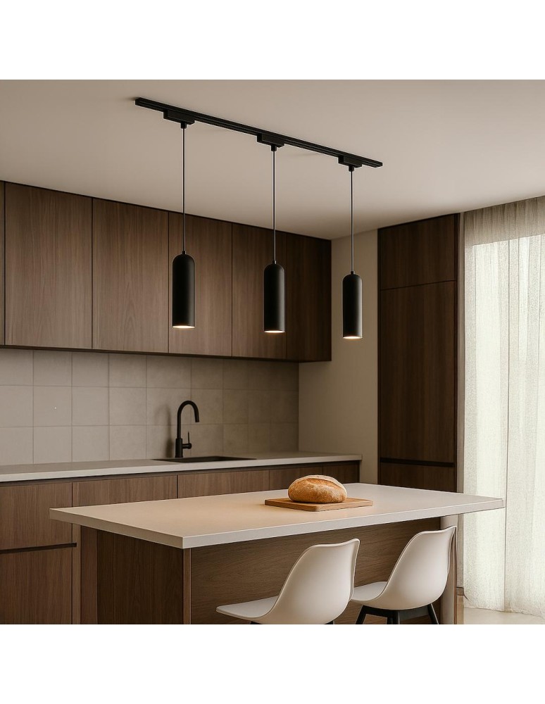 Milagro Oprawa Pipe Track Zwis Czarny 1xGU10 ML2063