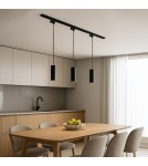 Milagro Oprawa Pipe Track Zwis Czarny 1xGU10 3-obwodowy ML2064