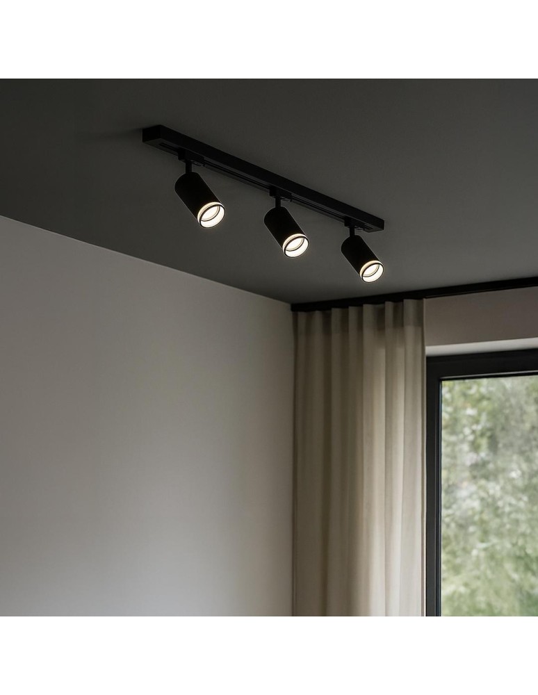 Milagro Oprawa Pipe Ring Track Czarny 1xGU10 ML2065