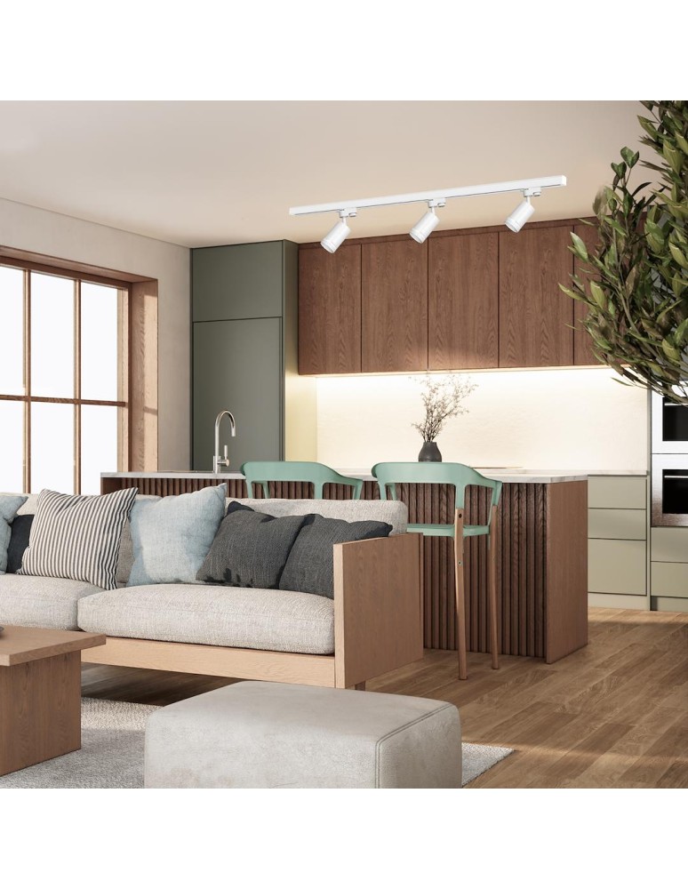 Milagro Oprawa Pipe Ring Track Biały 1xGU10 ML2066