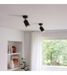 Milagro Oprawa Pipe Ring Spot Czarny 1xGU10 ML2067