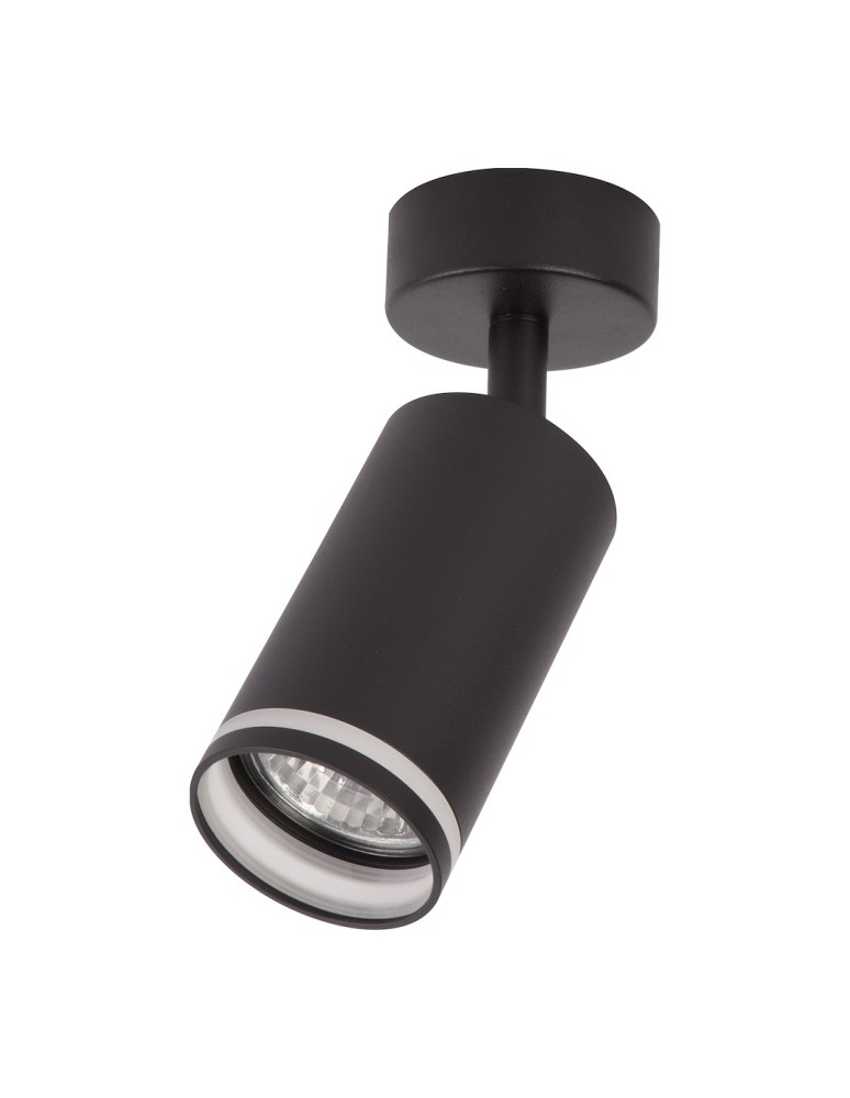 Milagro Oprawa Pipe Ring Spot Czarny 1xGU10 ML2067
