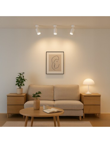 Milagro Oprawa Pipe Ring Spot Biały 1xGU10 ML2068 - product 2