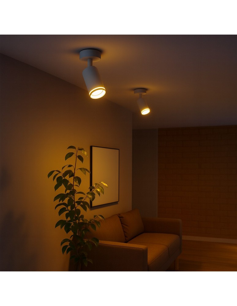 Milagro Oprawa Pipe Ring Spot Biały 1xGU10 ML2068