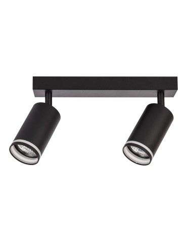 Milagro Oprawa Pipe Ring Spot Czarny 2xGU10 ML2069 - product 2