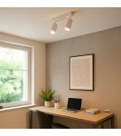 Milagro Oprawa Pipe Ring Spot Biały 2xGU10 ML2070