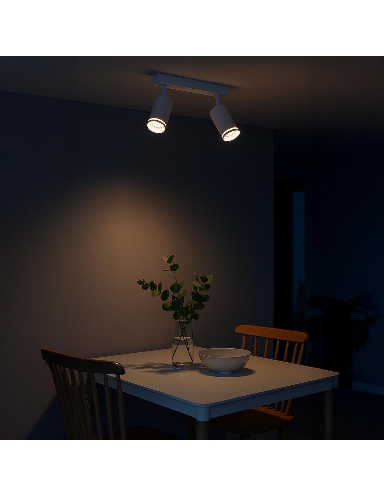 Milagro Oprawa Pipe Ring Spot Biały 2xGU10 ML2070