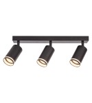 Milagro Oprawa Pipe Ring Spot Czarny 3xGU10 ML2071