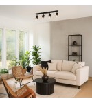 Milagro Oprawa Pipe Ring Spot Czarny 4xGU10 ML2073