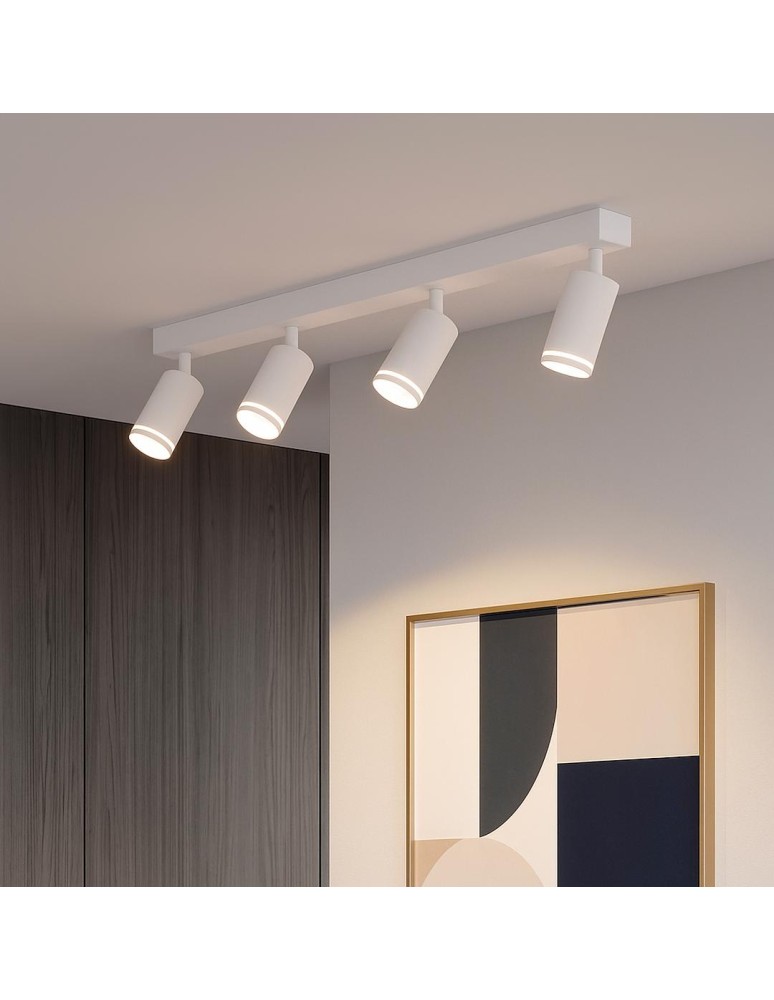 Milagro Oprawa Pipe Ring Spot Biały 4xGU10 ML2074