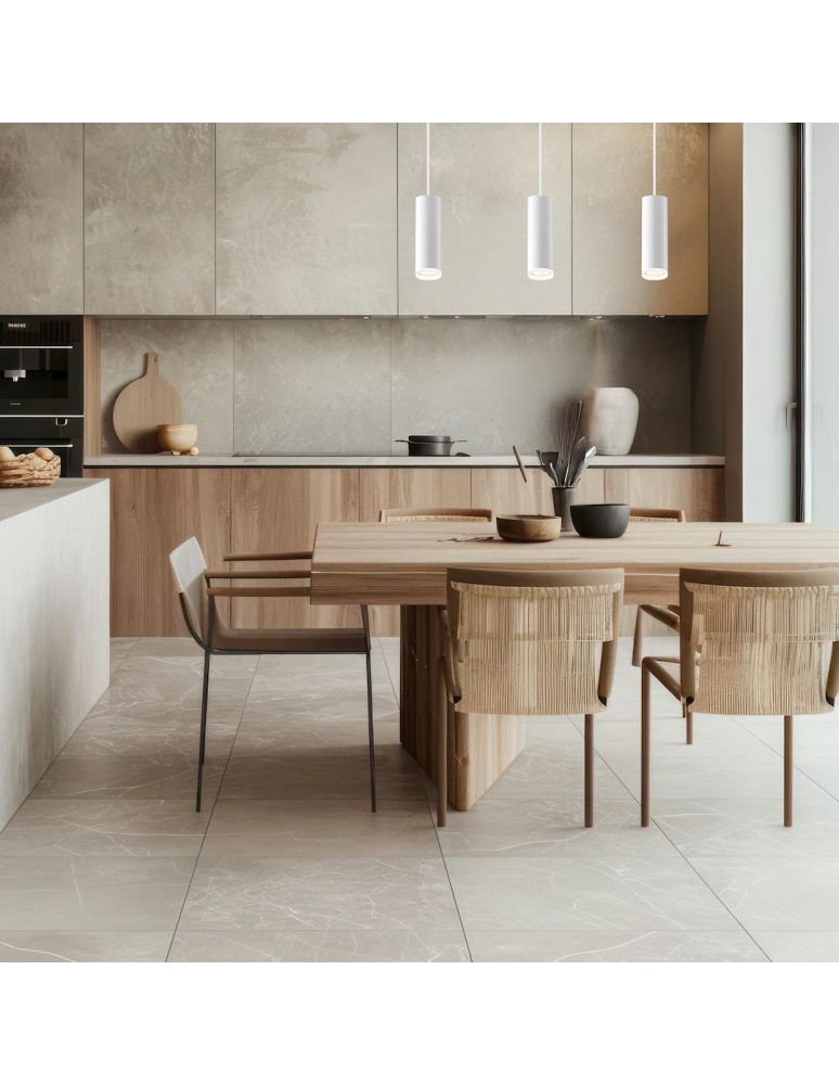 Milagro Oprawa Pipe Ring Track Zwis Biały 1xGU10 ML2078