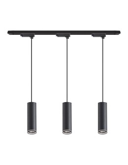 Milagro Zestaw Oprawa Pipe Ring Track Zwis Czarny 3xGU10 1m ML2079 - product 2
