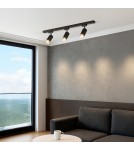 Milagro Zestaw Oprawa Pipe Ring Track Czarny 3xGU10 1m ML2083