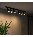 Milagro Zestaw Oprawa Pipe Ring Track Czarny 6xGU10 2m ML2085 Milagro Zestaw Oprawa Pipe Ring Track Czarny 6xGU10 2m ML2085