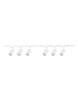 Milagro Zestaw Oprawa Pipe Ring Track Biały 6xGU10 2m ML2086 - produkt 2