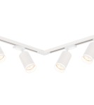 Milagro Zestaw Oprawa Pipe Ring Track Biały 6xGU10 2m ML2086