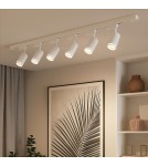 Milagro Zestaw Oprawa Pipe Ring Track Biały 6xGU10 2m ML2086