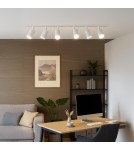 Milagro Zestaw Oprawa Pipe Ring Track Biały 6xGU10 2m ML2086