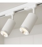 Milagro Oprawa Mica Track Biały + Chrom 1xGU10 ML2093