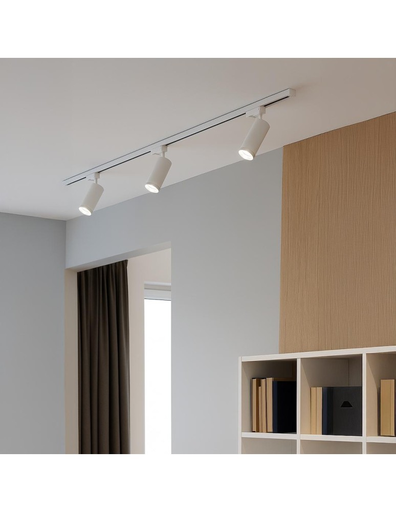 Milagro Oprawa Mica Track Biały + Chrom 1xGU10 ML2093