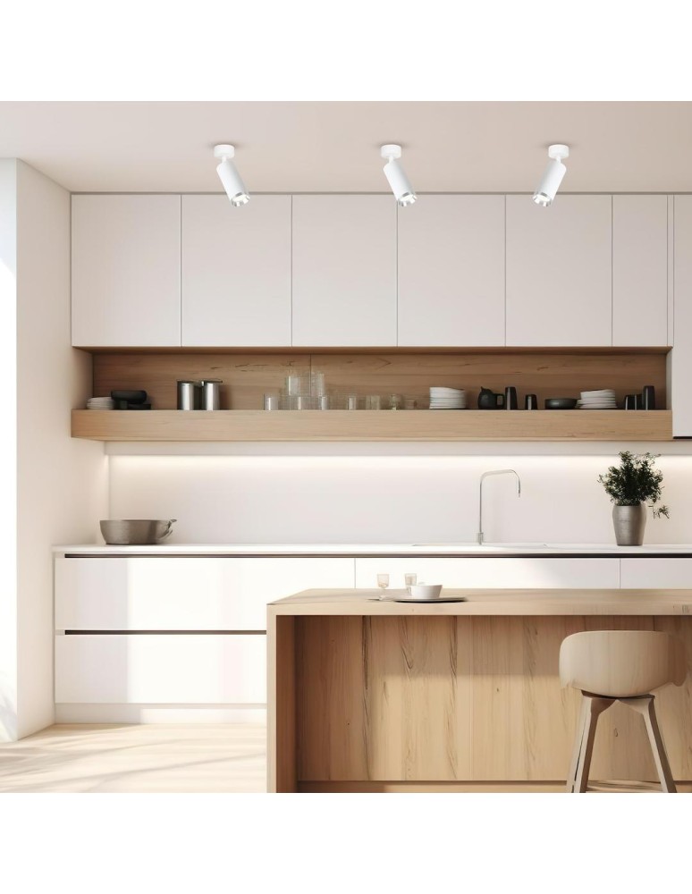 Milagro Oprawa Mica Spot Biały + Chrom 1xGU10 ML2095