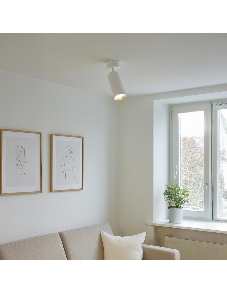 Milagro Oprawa Mica Spot Biały + Chrom 1xGU10 ML2095