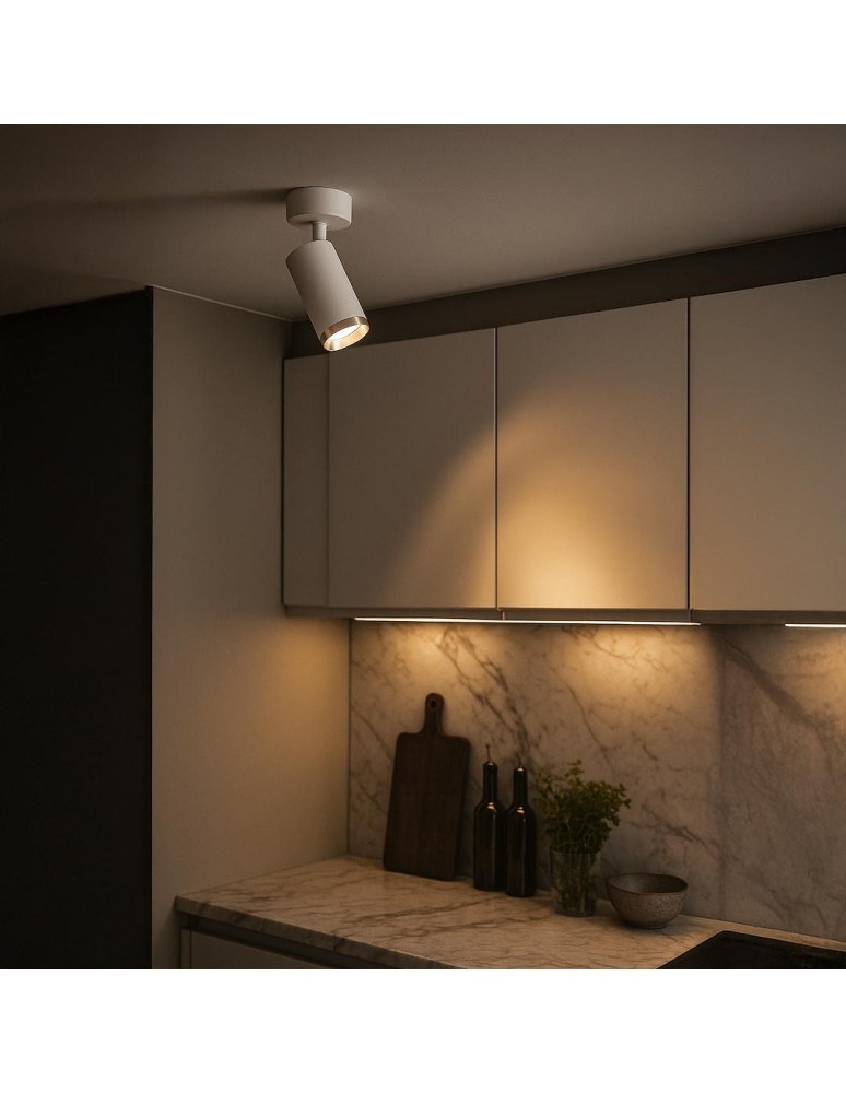 Milagro Oprawa Mica Spot Biały + Chrom 1xGU10 ML2095