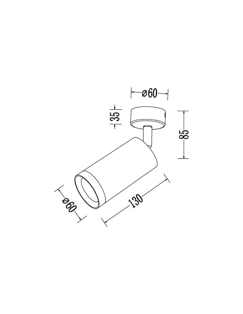 Milagro Oprawa Mica Spot Biały + Chrom 1xGU10 ML2095