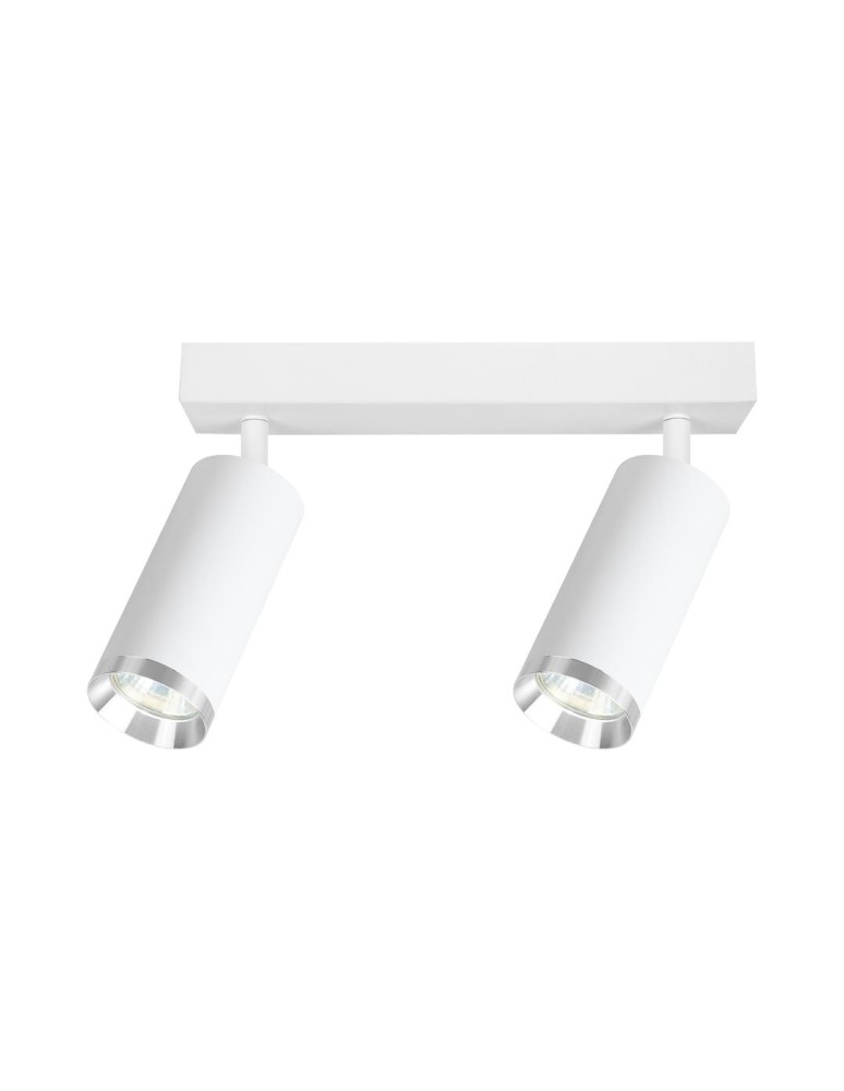 Milagro Oprawa Mica Spot Biały + Chrom 2xGU10 ML2097