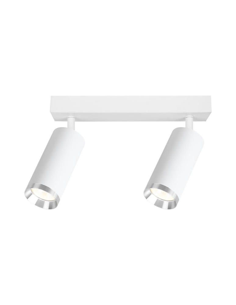 Milagro Oprawa Mica Spot Biały + Chrom 2xGU10 ML2097