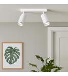 Milagro Oprawa Mica Spot Biały + Chrom 2xGU10 ML2097