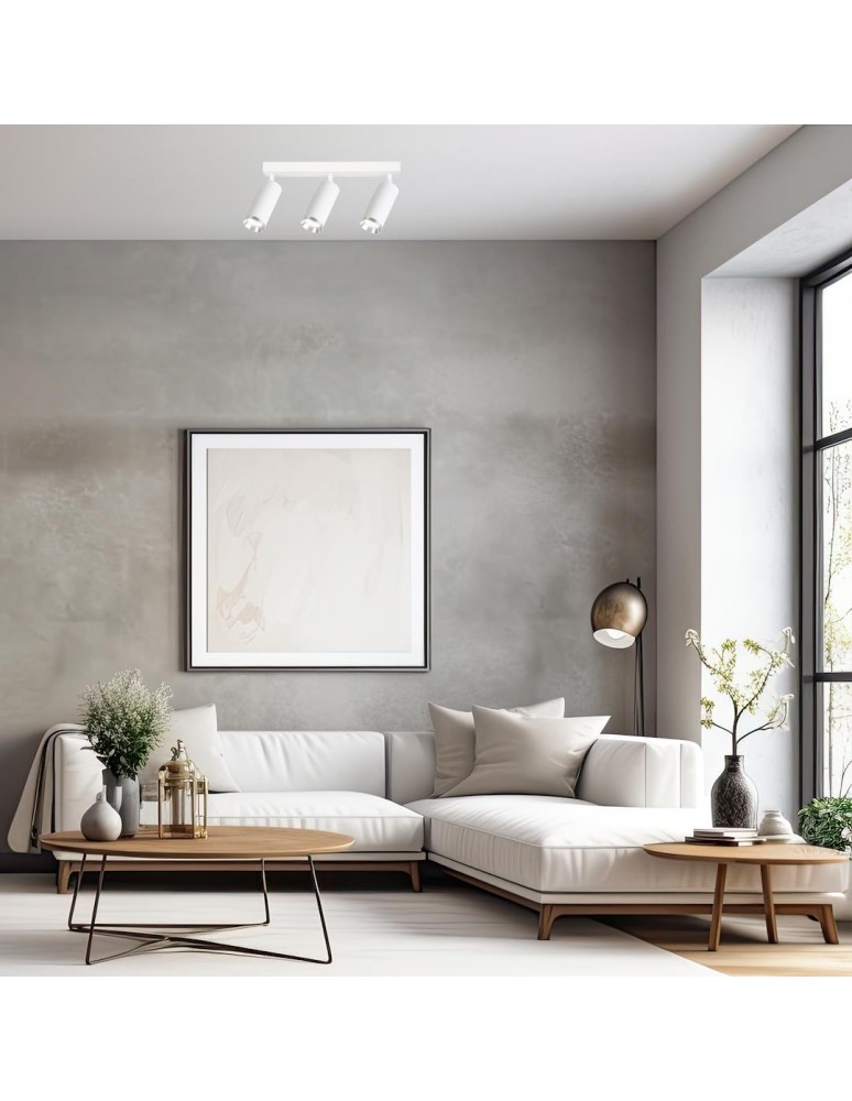 Milagro Oprawa Mica Spot Biały + Chrom 3xGU10 ML2099