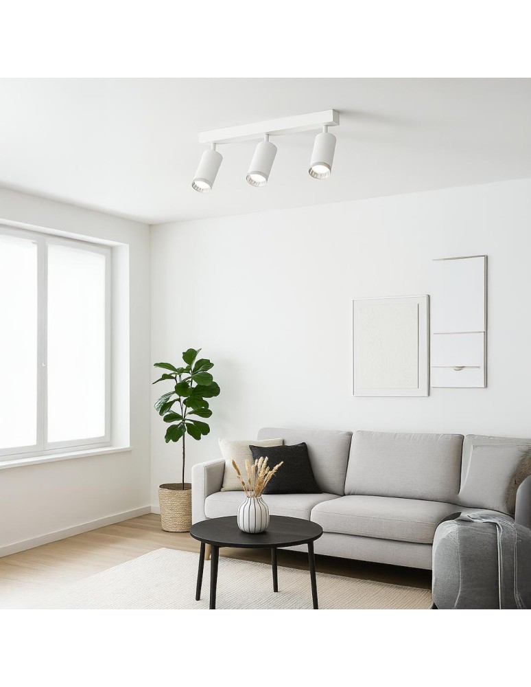 Milagro Oprawa Mica Spot Biały + Chrom 3xGU10 ML2099