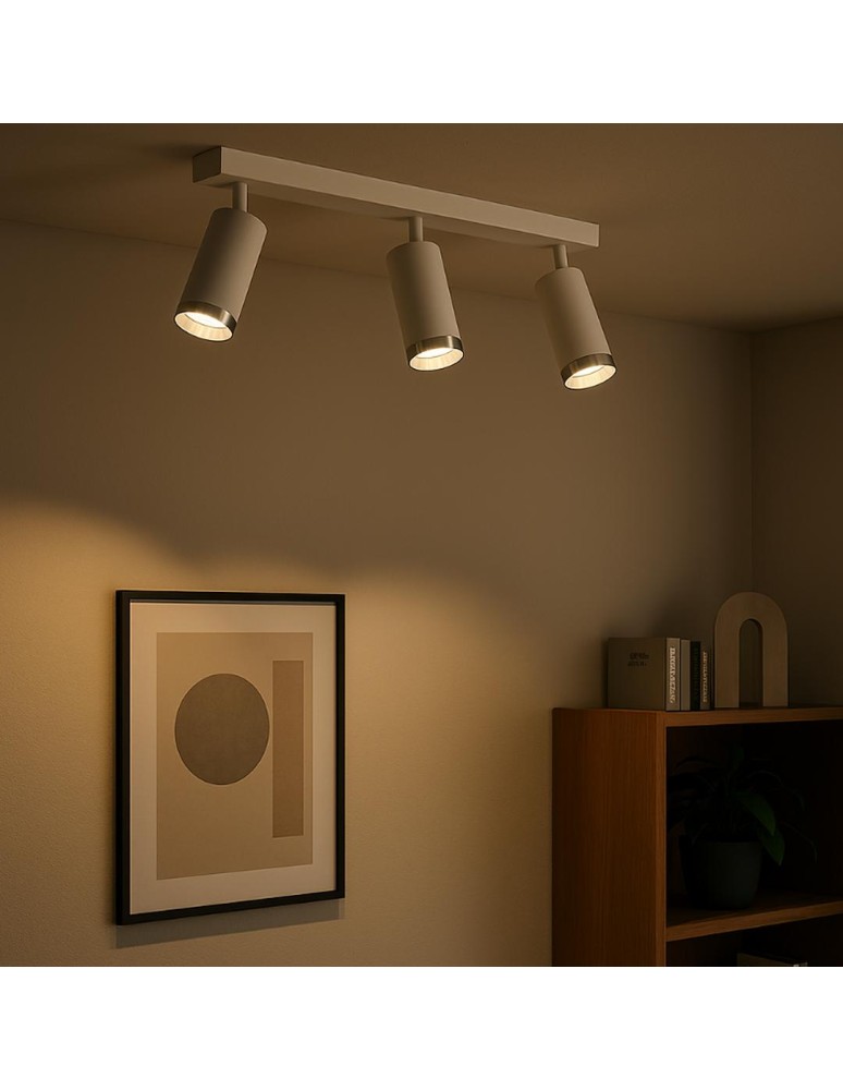 Milagro Oprawa Mica Spot Biały + Chrom 3xGU10 ML2099