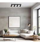 Milagro Oprawa Mica Spot Czarny + Złoty 4xGU10 ML2100