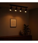 Milagro Oprawa Mica Spot Czarny + Złoty 4xGU10 ML2100