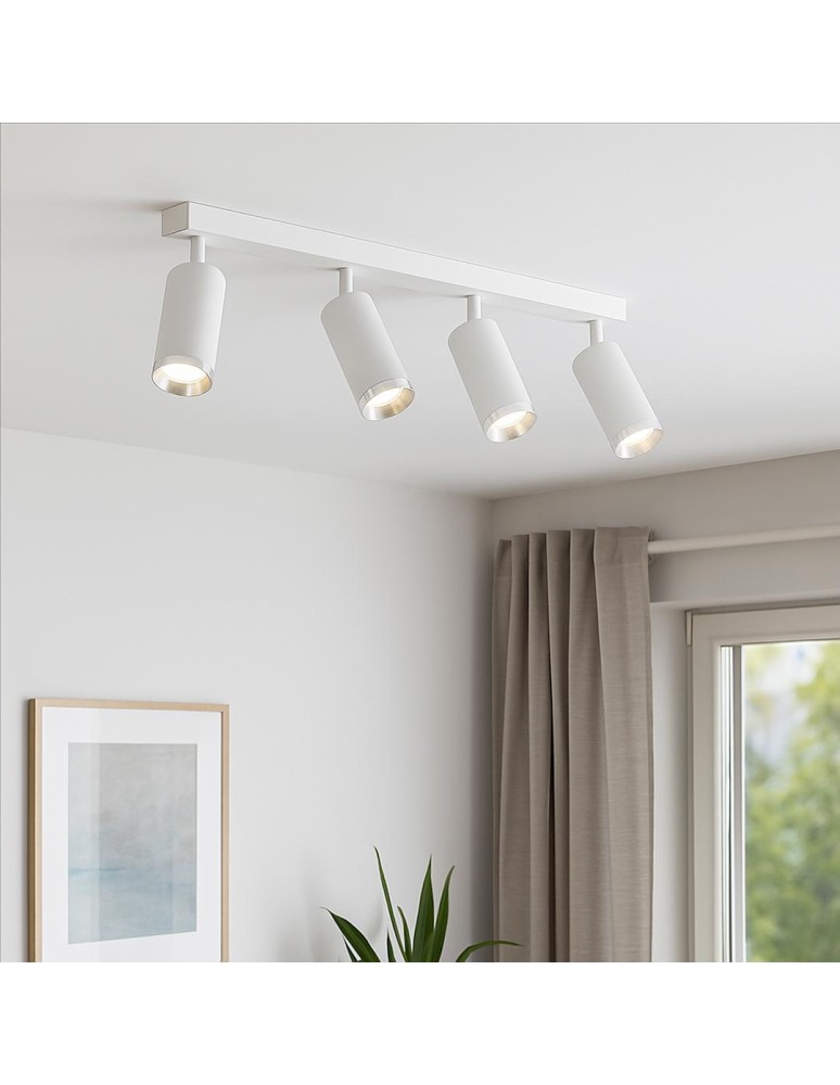 Milagro Oprawa Mica Spot Biały + Chrom 4xGU10 ML2101