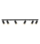 Milagro Oprawa Mica Spot Czarny + Złoty 6xGU10 ML2102