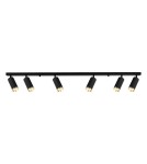 Milagro Oprawa Mica Spot Czarny + Złoty 6xGU10 ML2102