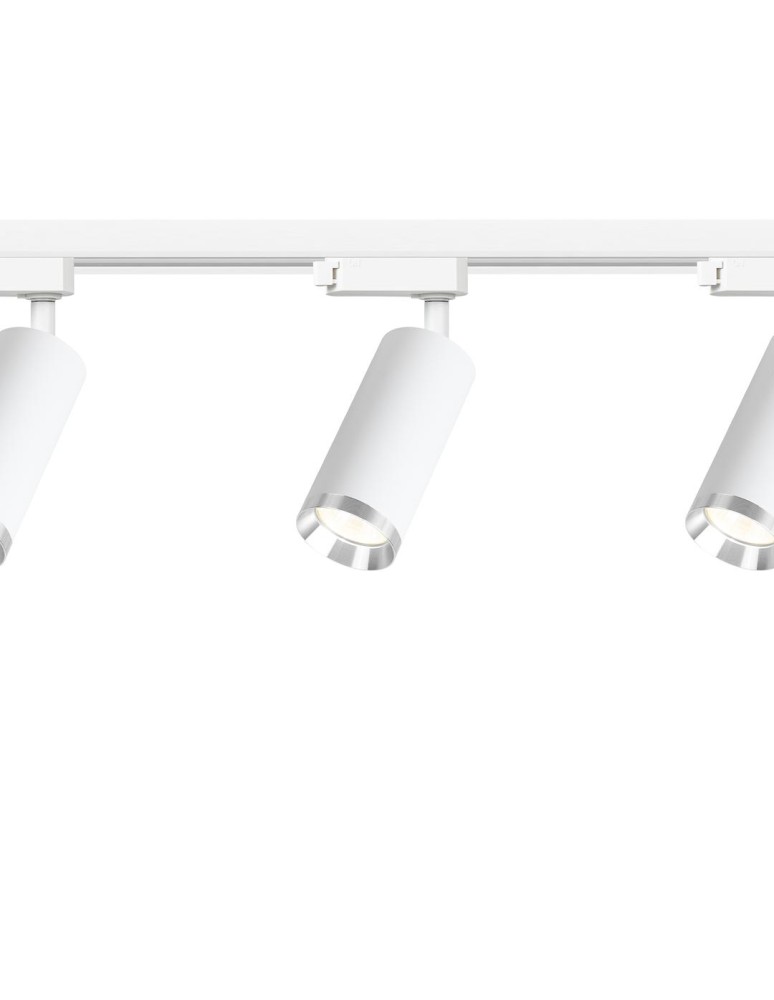 Milagro Zestaw Oprawa Mica Track Biały + Chrom 3xGU10 1m ML2105 Milagro Zestaw Oprawa Mica Track Biały + Chrom 3xGU10 1m ML2105