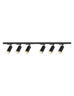 Milagro Zestaw Oprawa Mica Track Czarny + Złoty 6xGU10 2m ML2106 - product 2