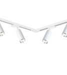 Milagro Zestaw Oprawa Mica Track Biały + Chrom 6xGU10 2m ML2107