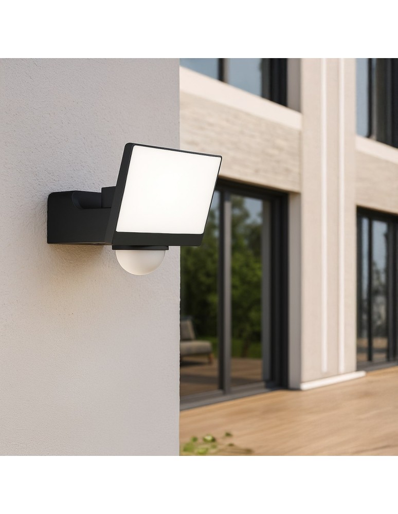 Eko-Light Naświetlacz LED Davos 30W 2000lm 4000K Czarny Premium PIR ML2111