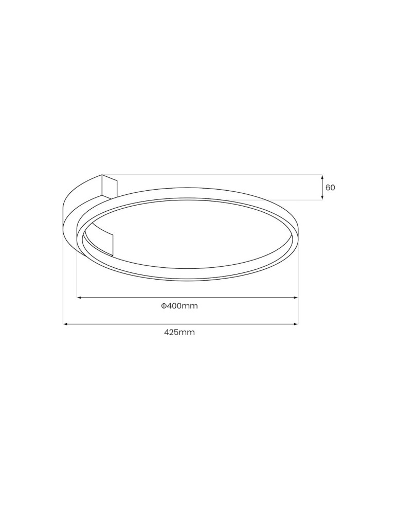 Milagro Lampa sufitowa LUNA 18W LED ML1843
