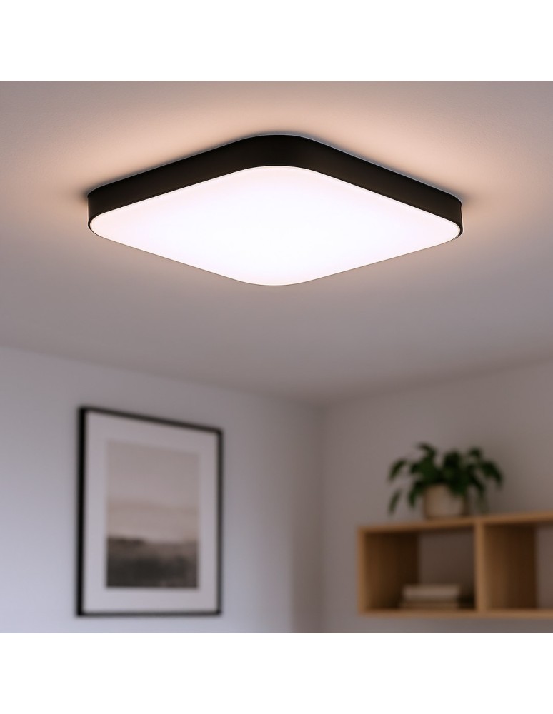 Milagro Plafon Nemo Czarny 36W LED ML1836