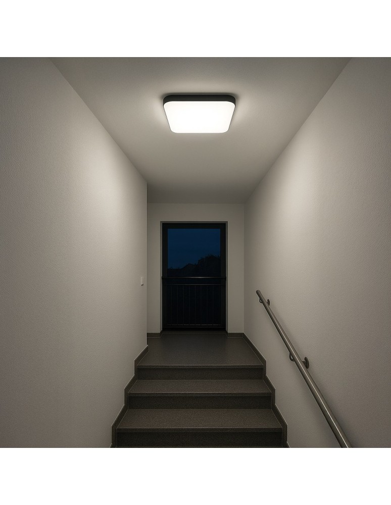 Milagro Plafon Nemo Czarny 36W LED ML1836