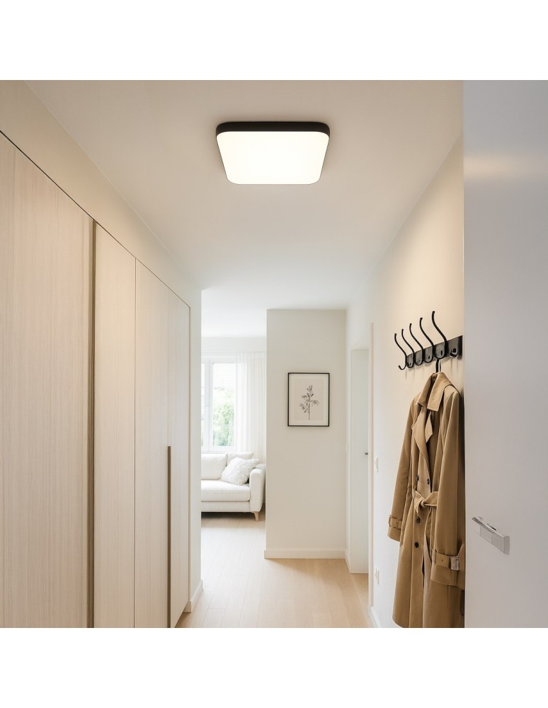 Milagro Plafon Nemo Czarny 36W LED ML1836