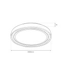 Milagro Plafon VIGO 24W LED Ø380 ML1839